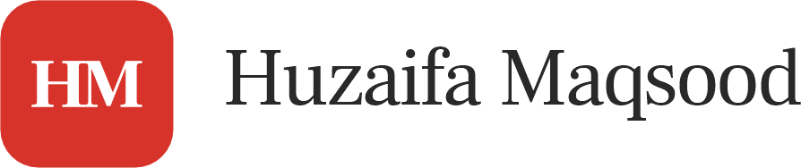 Huzaifa Maqsood Logo